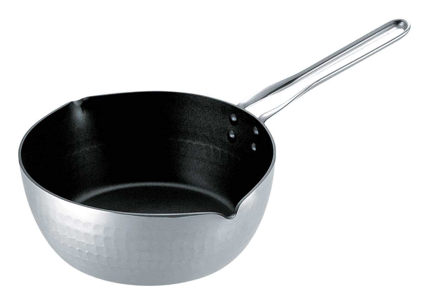 Endo Shoji TKG AYK7104 Yukihira Pot, 7.9 inches (20 cm), CoHandle Plank, Induction Compatible, Inner Surface, Teflon Resin, Sil