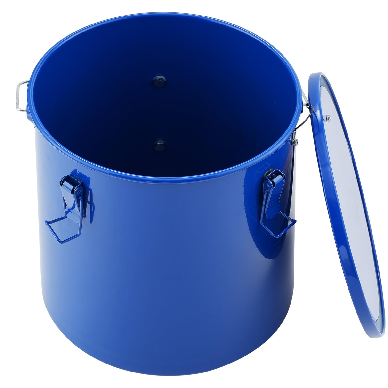 Vevor Fryer Grease Bucket, 6 Gal Oil Disposal Caddy Carbon Steel Fryer Oil Bucket With Rust-Proof Coating, Oil Transport Contain
