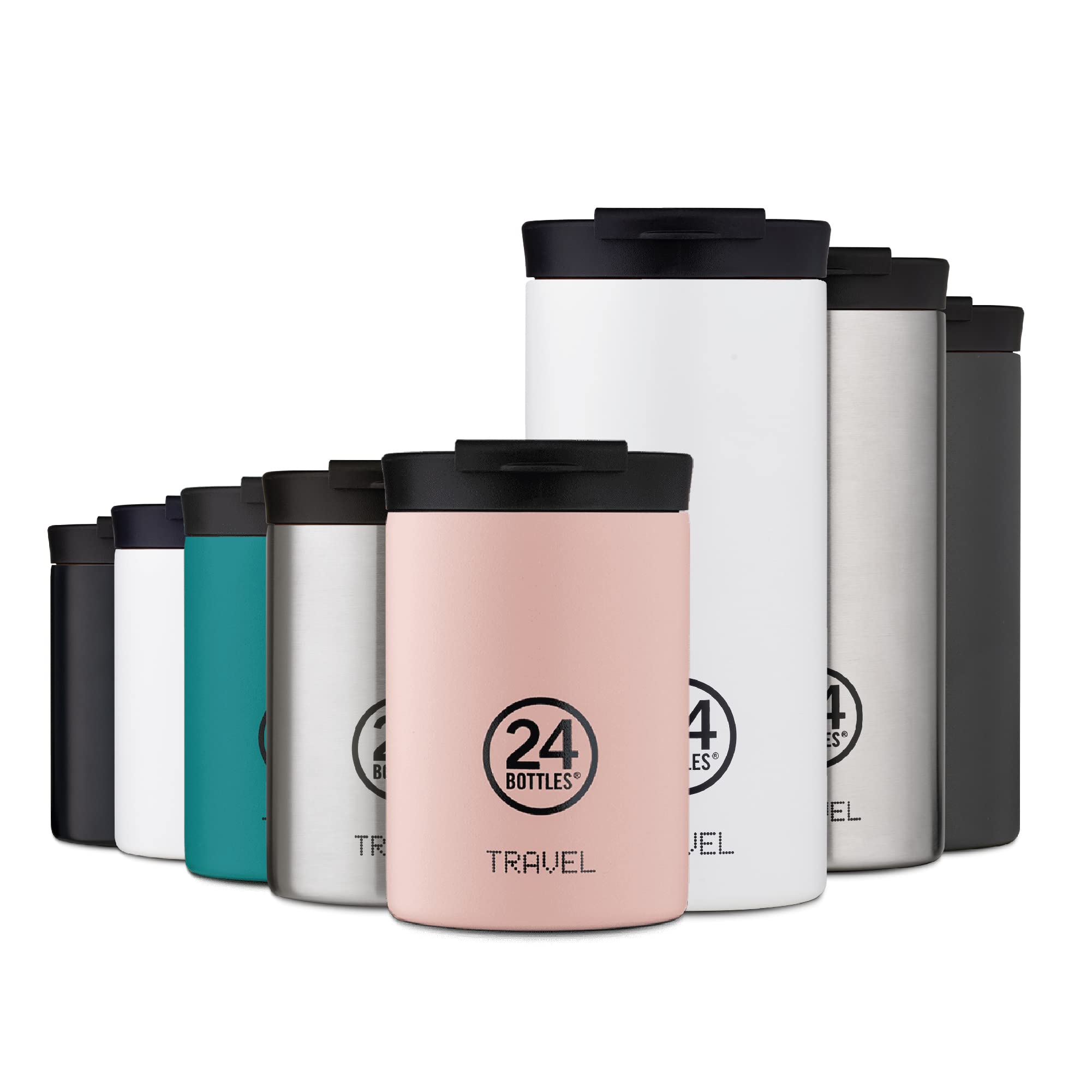 Black Marble Tumbler - 350 ml by 24Bottles