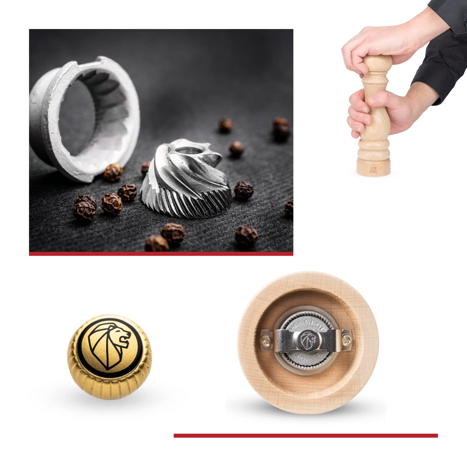 Peugeot 0870430 Paris Classic 12 Inch Pepper Mill, Natural