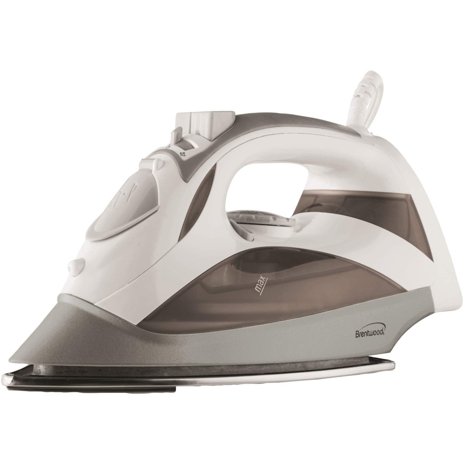 Brentwood BTWMPI90W-BRENTWOOD MPI-90W Steam Iron Shutoff (White), with Auto Shut