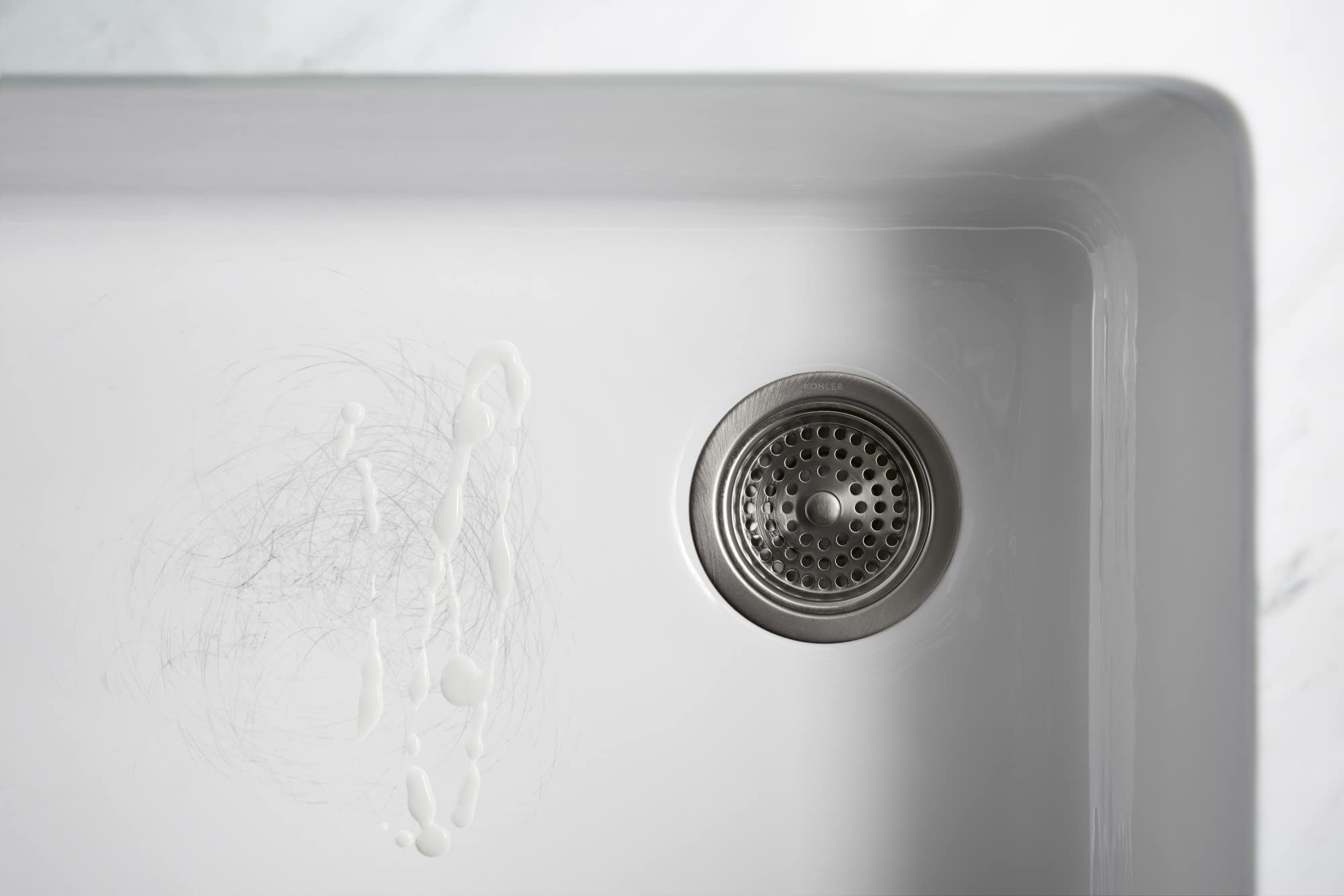 Kohler 8801-2Bz Duostrainer Sink Drain And Strainer With Tailpiece, Vibrant Brushed Nickel