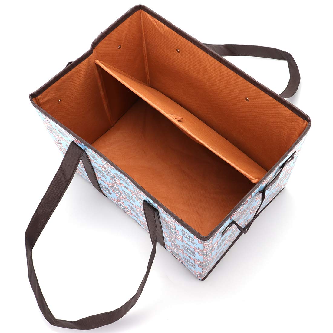 Foraineam Reusable Grocery Bags Set Durable Heavy Duty Tote Bag Collapsible Grocery Shopping Box Bag With Reinforced Bottom, Pac