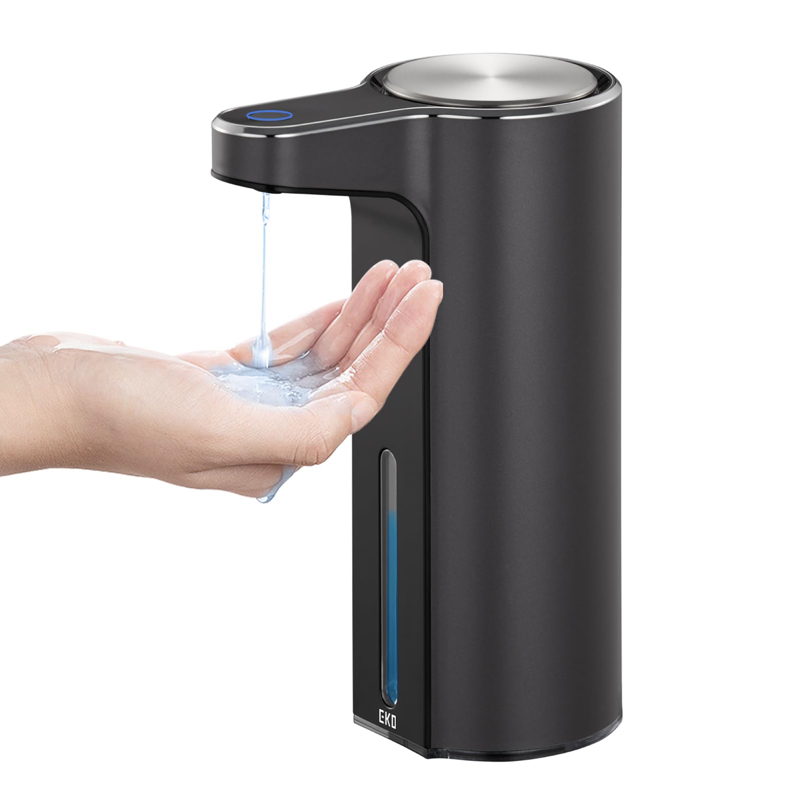 Eko Aroma Touchless Automatic Soap Dispenser For Bathroom And Kitchen, Liquid Hand Soap Dispenser, Water-Resistant And Rechargea