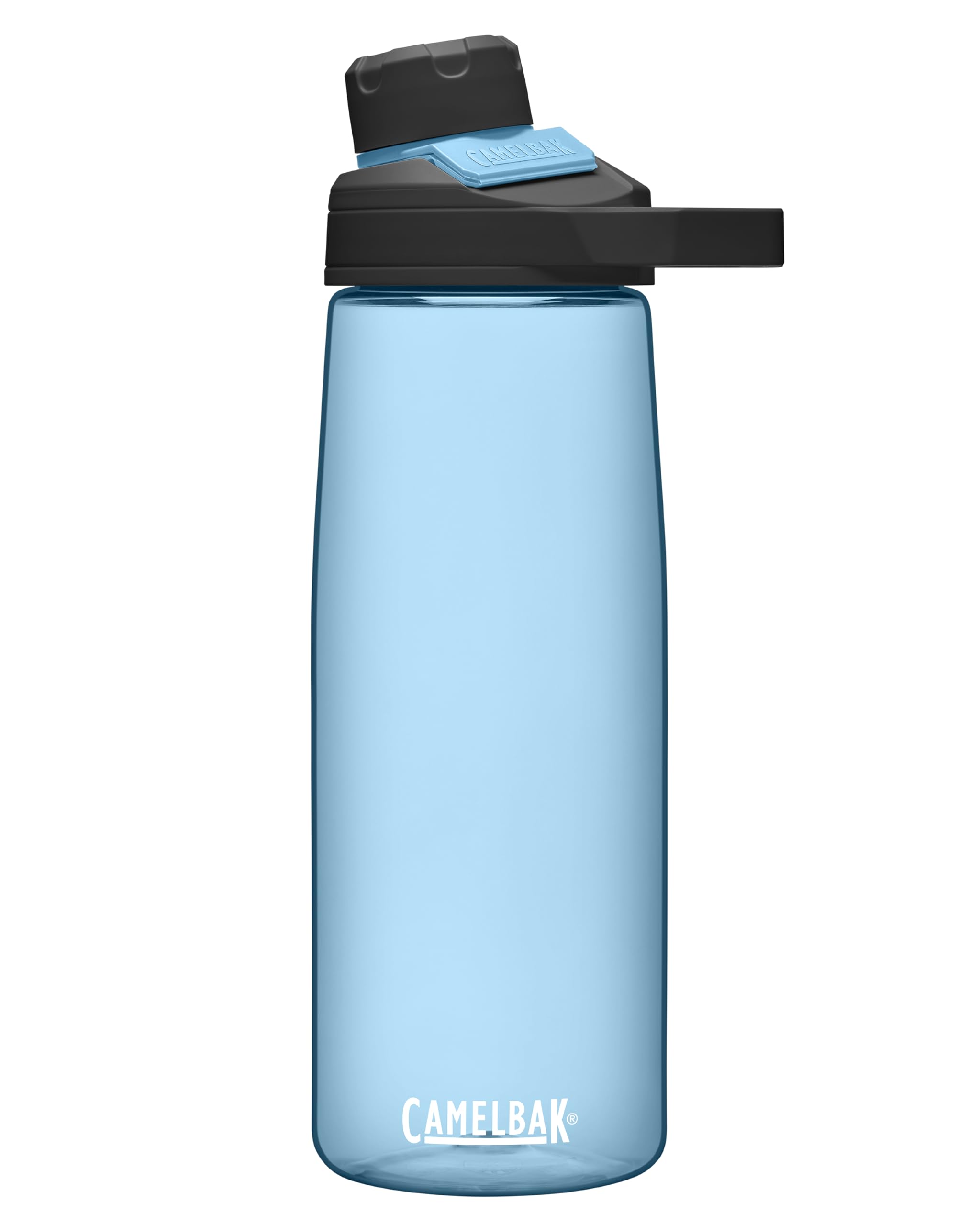 Camelbak Chute Mag Bpa Free Water Bottle With Tritan Renew - Magnetic Cap Stows While Drinking, 25Oz, True Blue