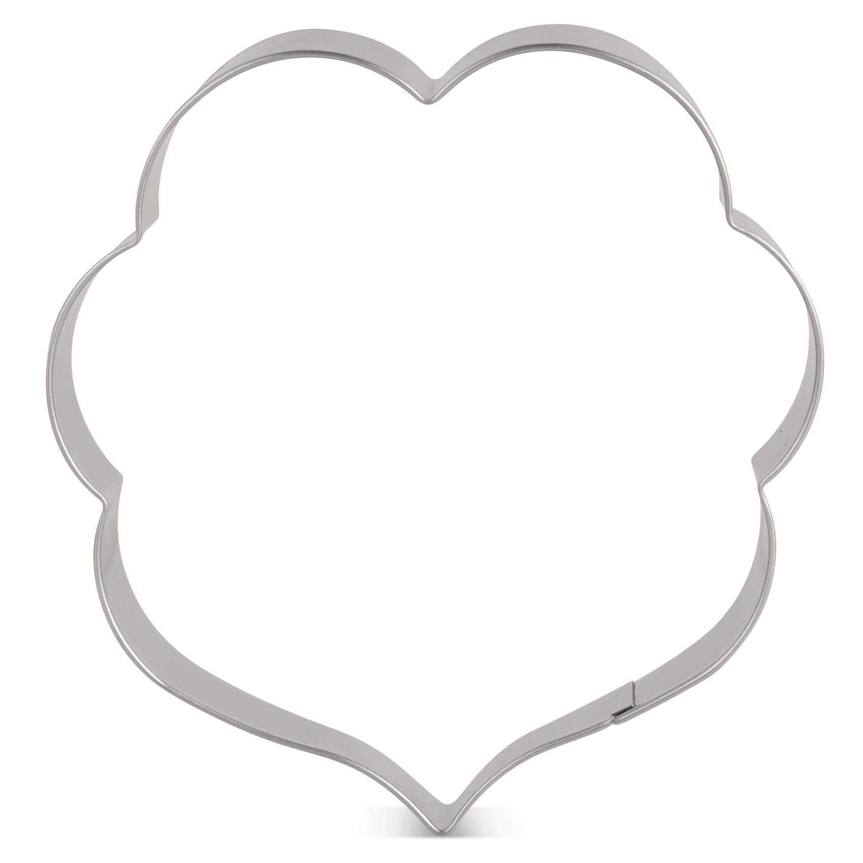 Liliao Plaque Cookie Cutter Frame Sandwich Fondant Biscuit Cutter - 3.8 X 3.7 Inches - Stainless Steel - By Janka