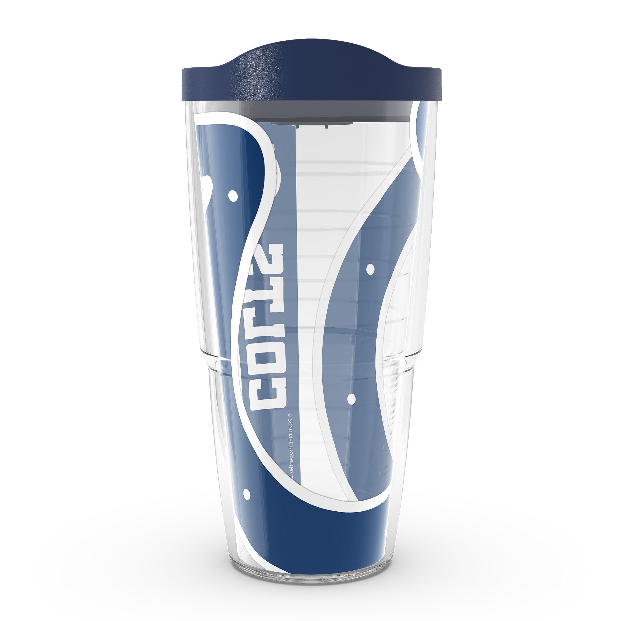 Tervis Made In Usa Double Walled Nfl Indianapolis Colts Insulated Tumbler Cup Keeps Drinks Cold & Hot, 24Oz, Colossal