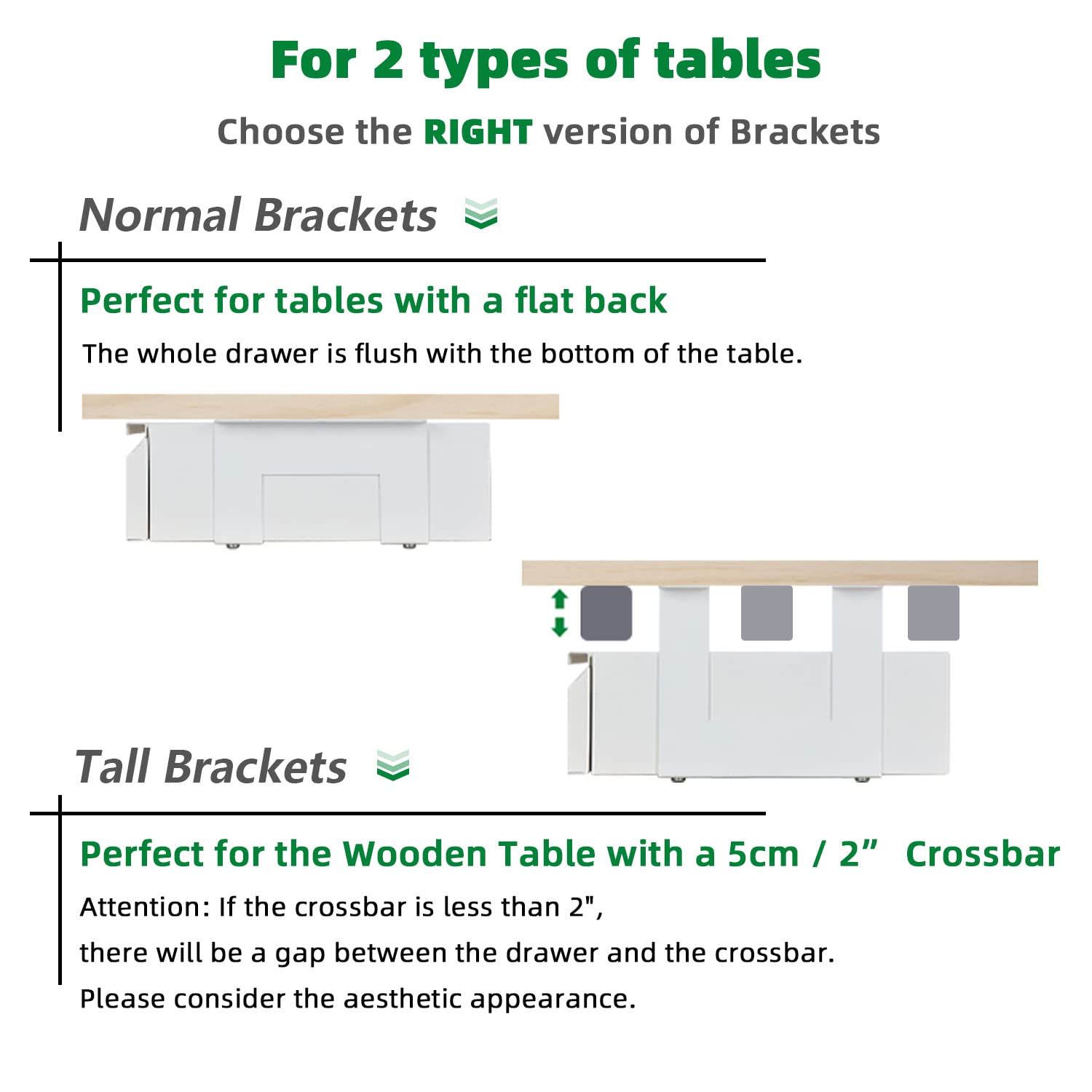 Osteed Under Desk Drawer 18'', Pull-Out Storage Organizer With Large Slide Extension Mounted Under Flat Wooden Table Or Workbenc