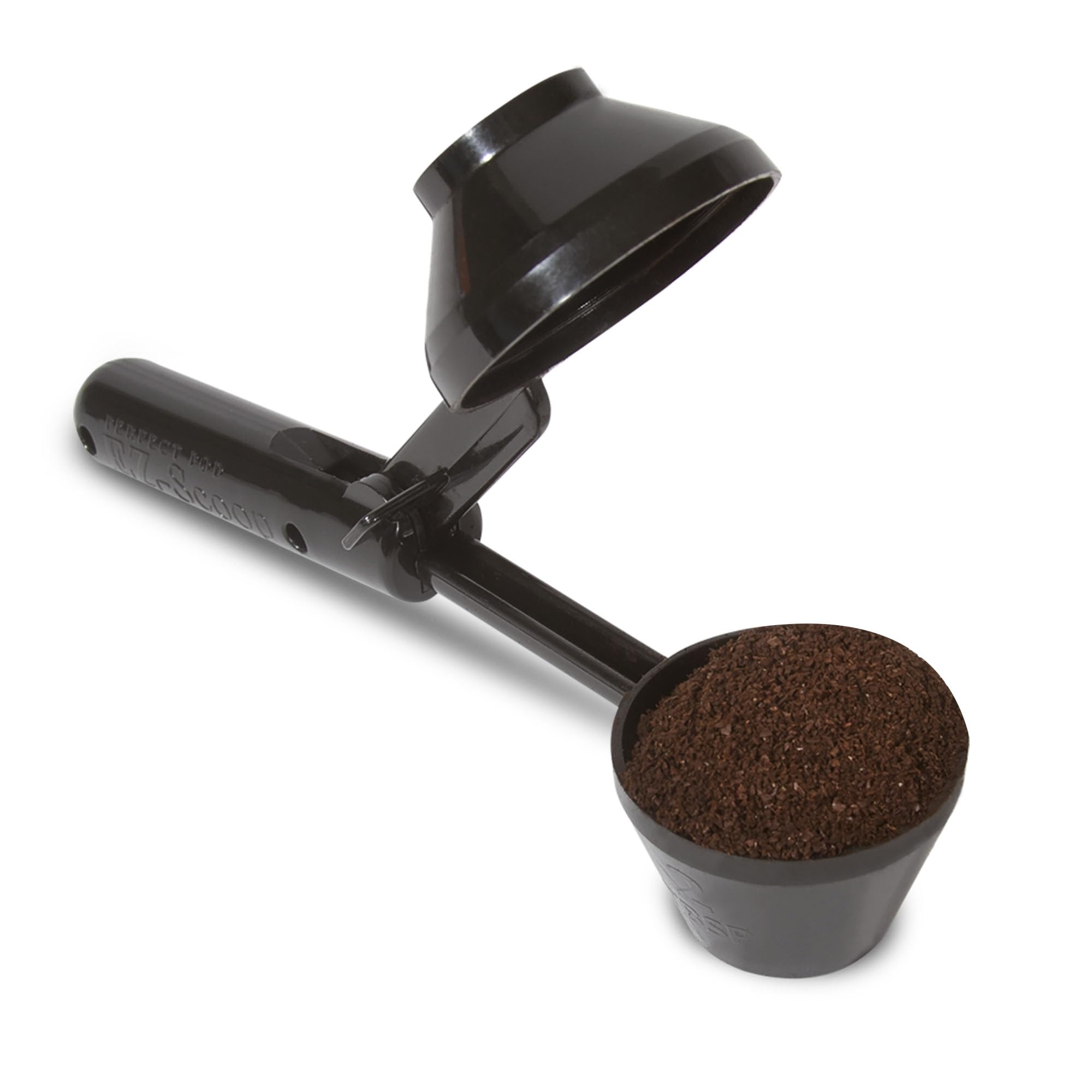 Perfect Pod Ez-Scoop Coffee Scooper & Funnel For Reusable K Cup Refillable Coffee Pods, 2 Tablespoon Capacity