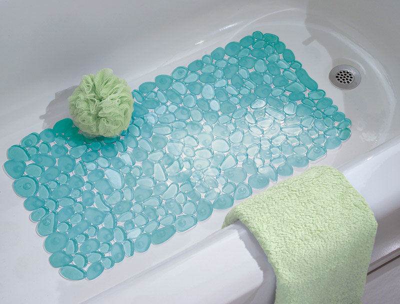 Bath Mat26.5''X13.75''Blue (Pack Of 1)