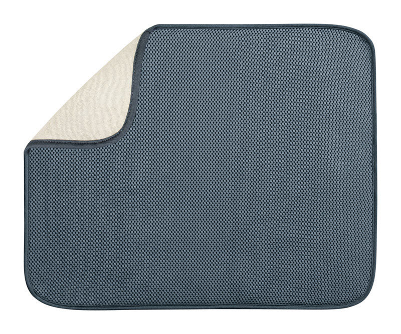 Drying Mat Mfbr Pewtr Lg (Pack Of 1)