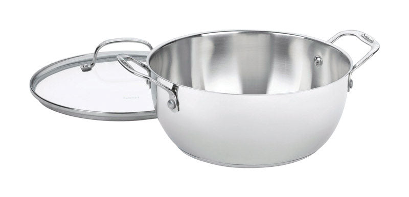 Pot W/Lid Ss 5-1/2 Qt (Pack Of 1)