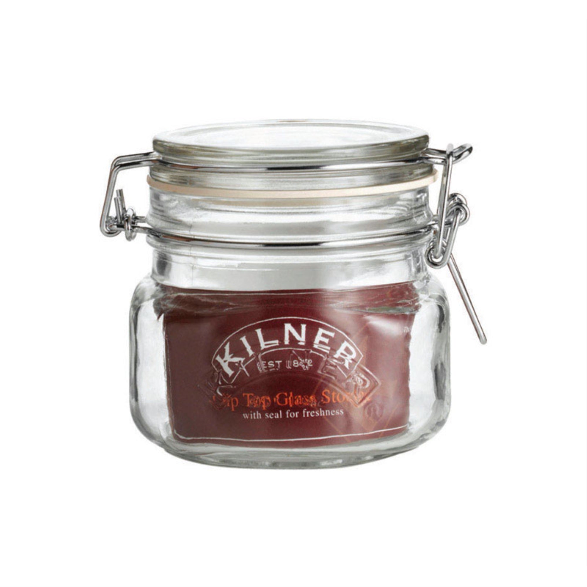 Square Clip Top Jar 17Oz (Pack Of 12)