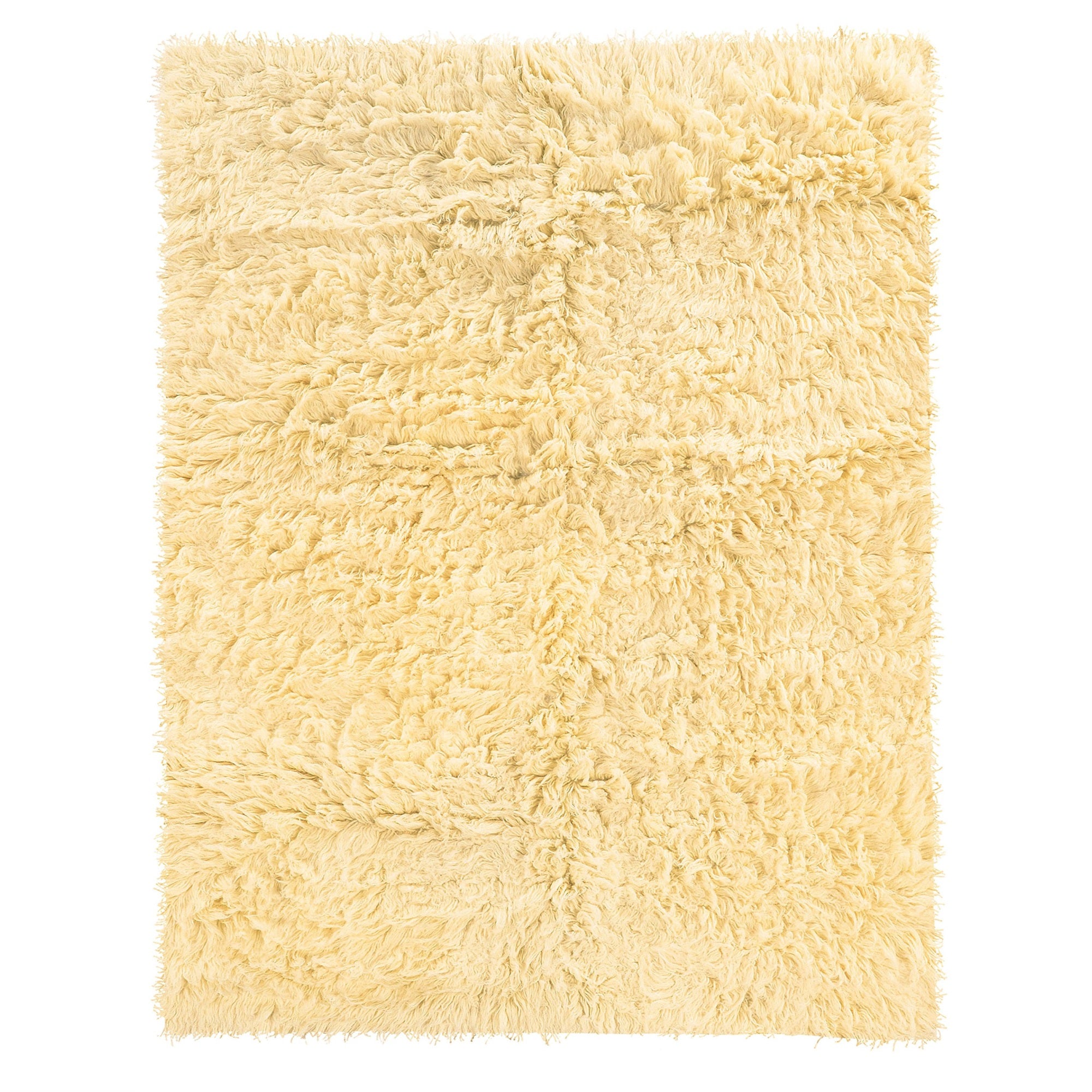 Linon Flokati 6-Foot by 9-Foot Rug, 2000-Gram, Natural