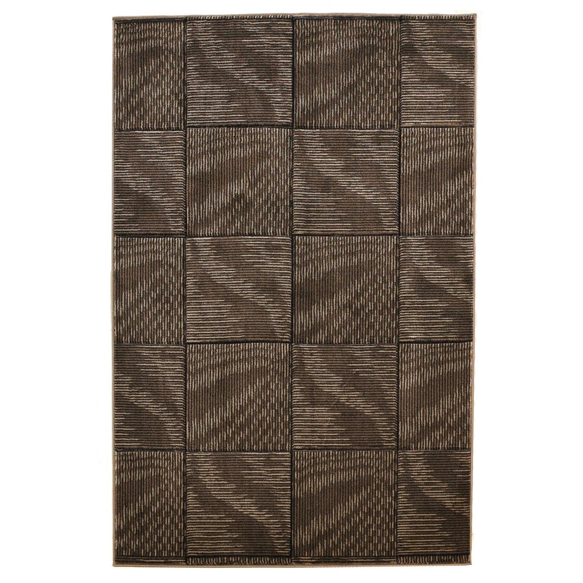 Linon Milan Collection, 8 x 10.3, Brown