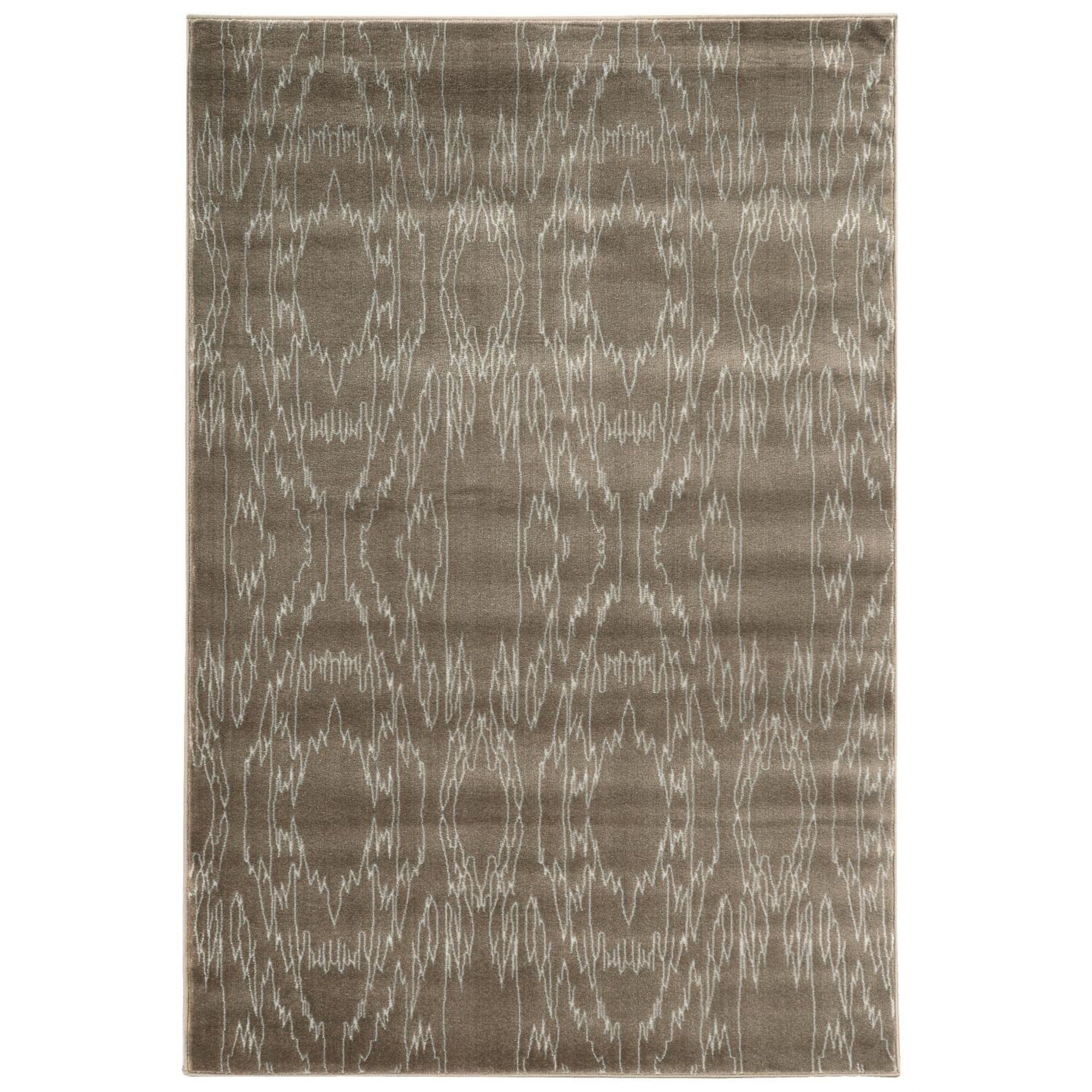 Linon Prisma Electric Dark Brown Rug (8 x 104-inch) - 8 x 103