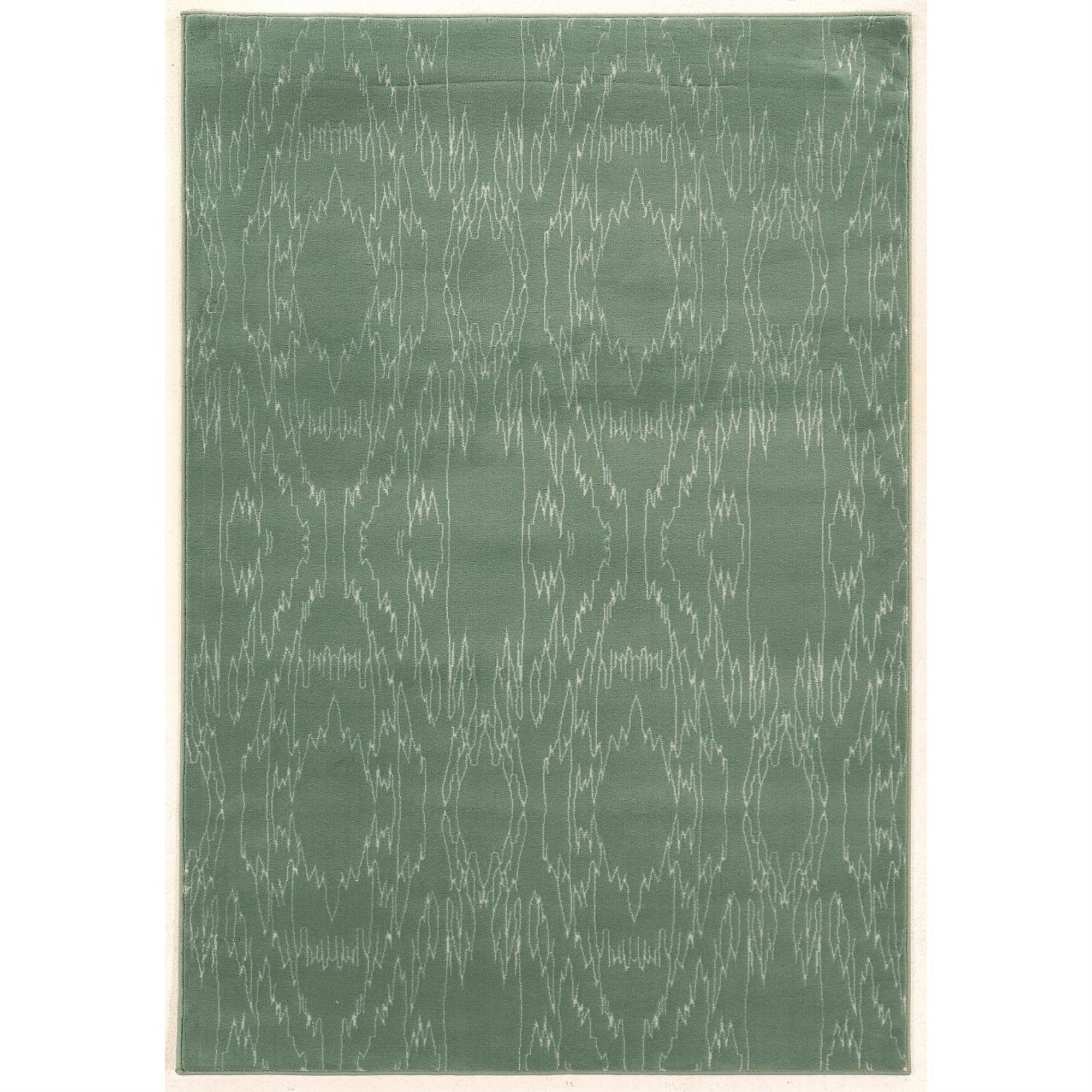 Linon Prisma Electric Rug Aqua 5 x 76 Contains Latex 0.25-0.5 inch 5 x 8 Indoor Living Room White