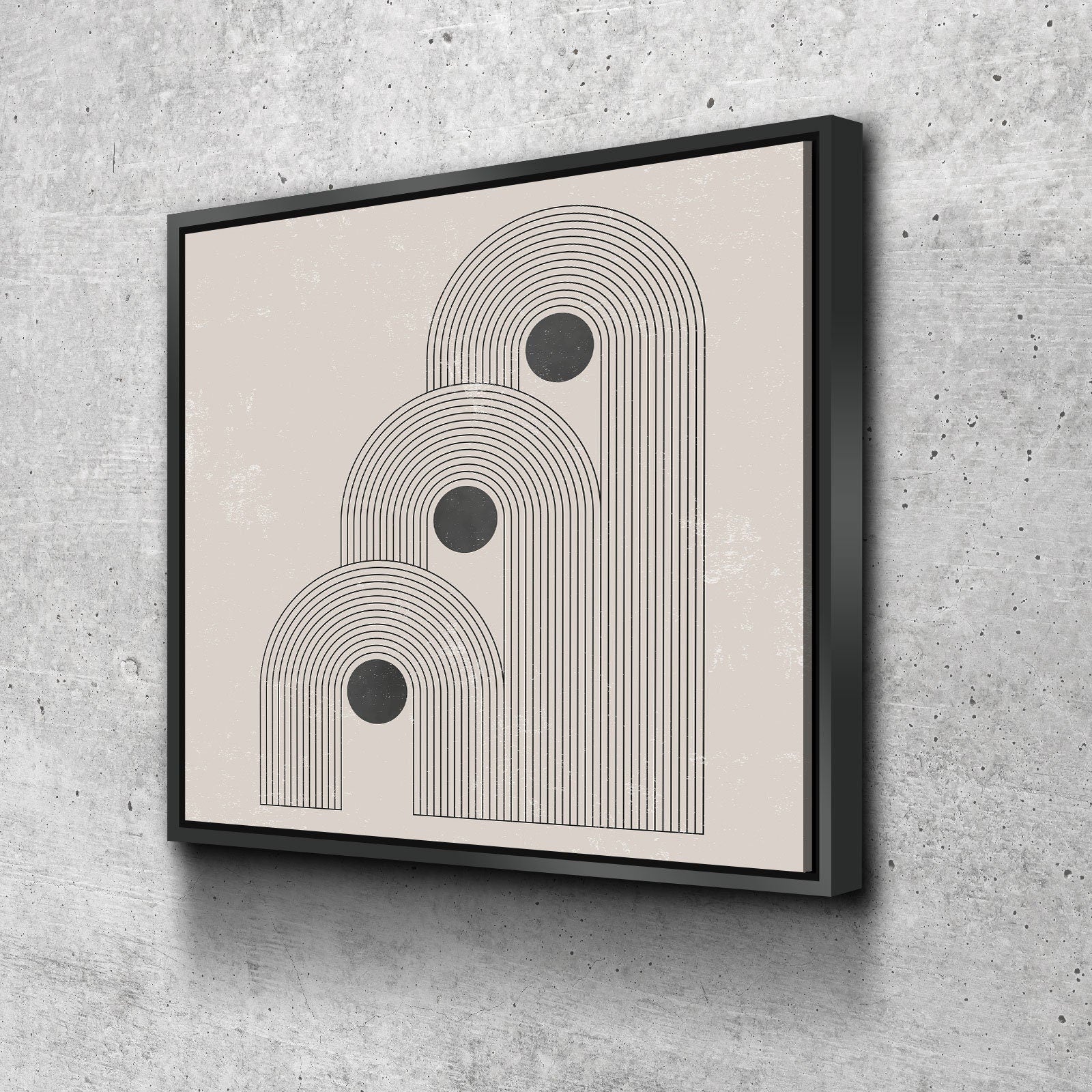 Abstract Contemporary Canvas Wall Art, Mid Century Art, Geometric Balance Art, Modern Art, Office Decor, Boho Art, Home Office