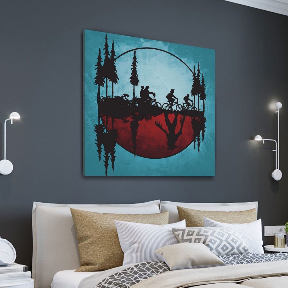 The Upside Down World Canvas Wall Art