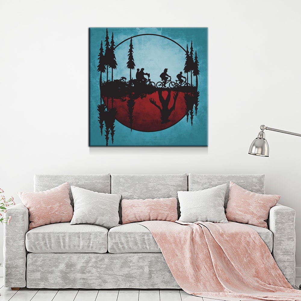 The Upside Down World Canvas Wall Art