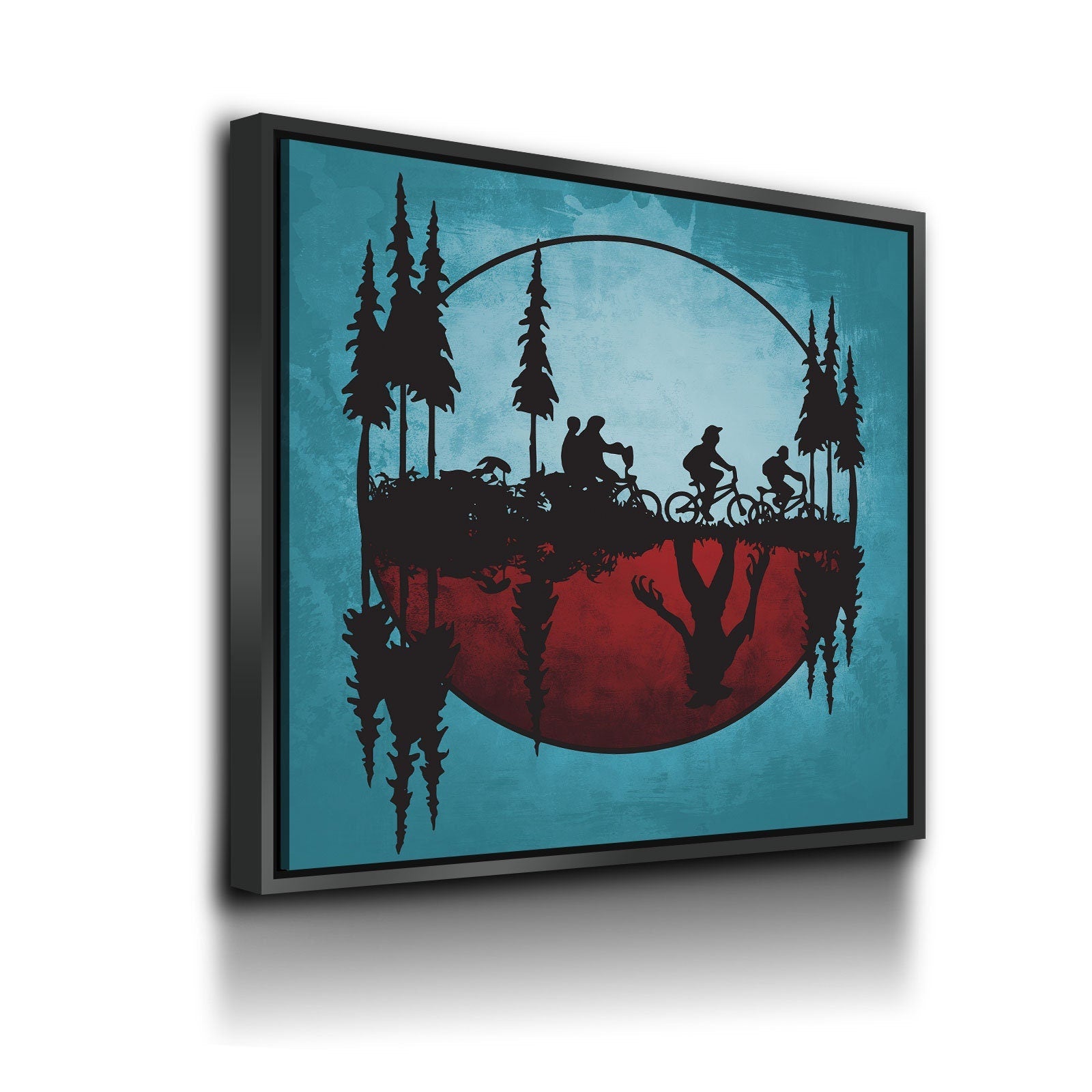 The Upside Down World Canvas Wall Art
