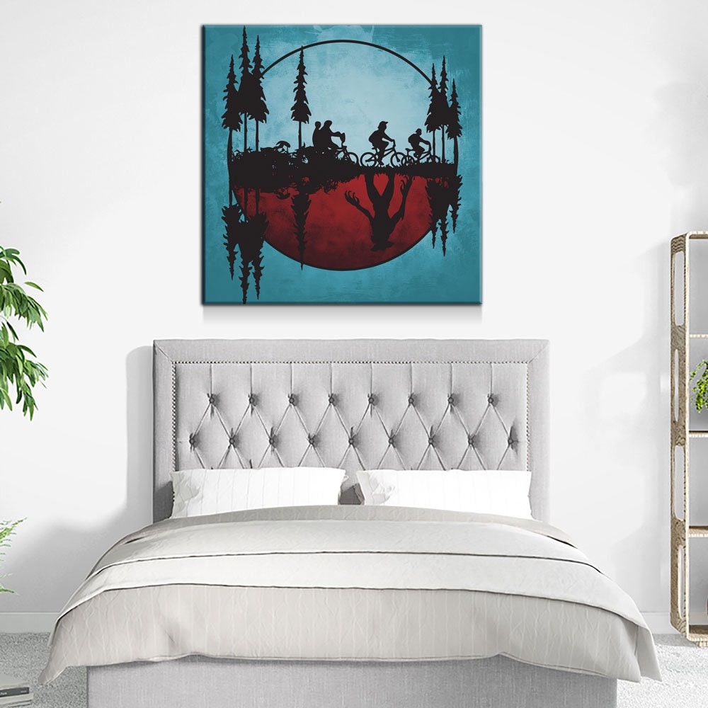 The Upside Down World Canvas Wall Art