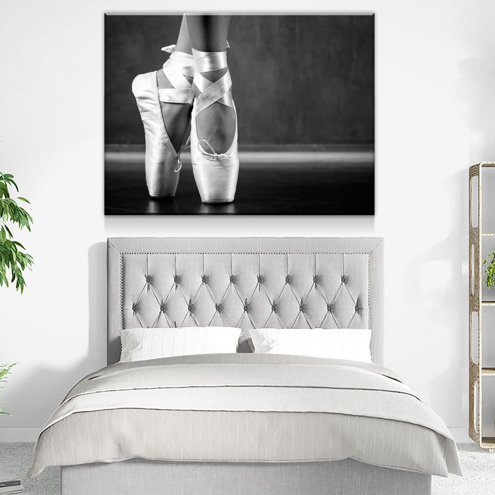 Ballerina Canvas Wall Art, Ballet Art, Ballerina Wall Art, Young Dancing Ballerina, Dance Decor, Dance Class