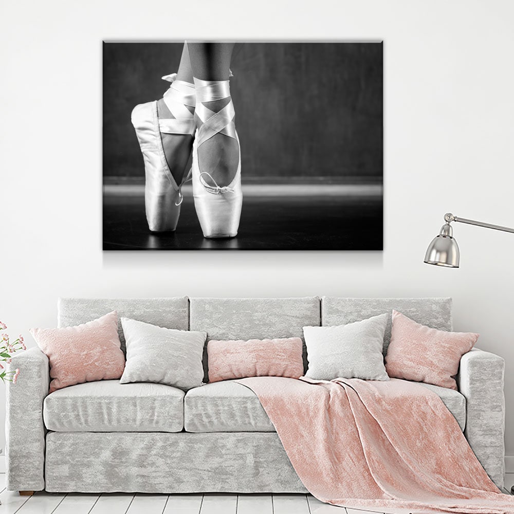 Ballerina Canvas Wall Art, Ballet Art, Ballerina Wall Art, Young Dancing Ballerina, Dance Decor, Dance Class