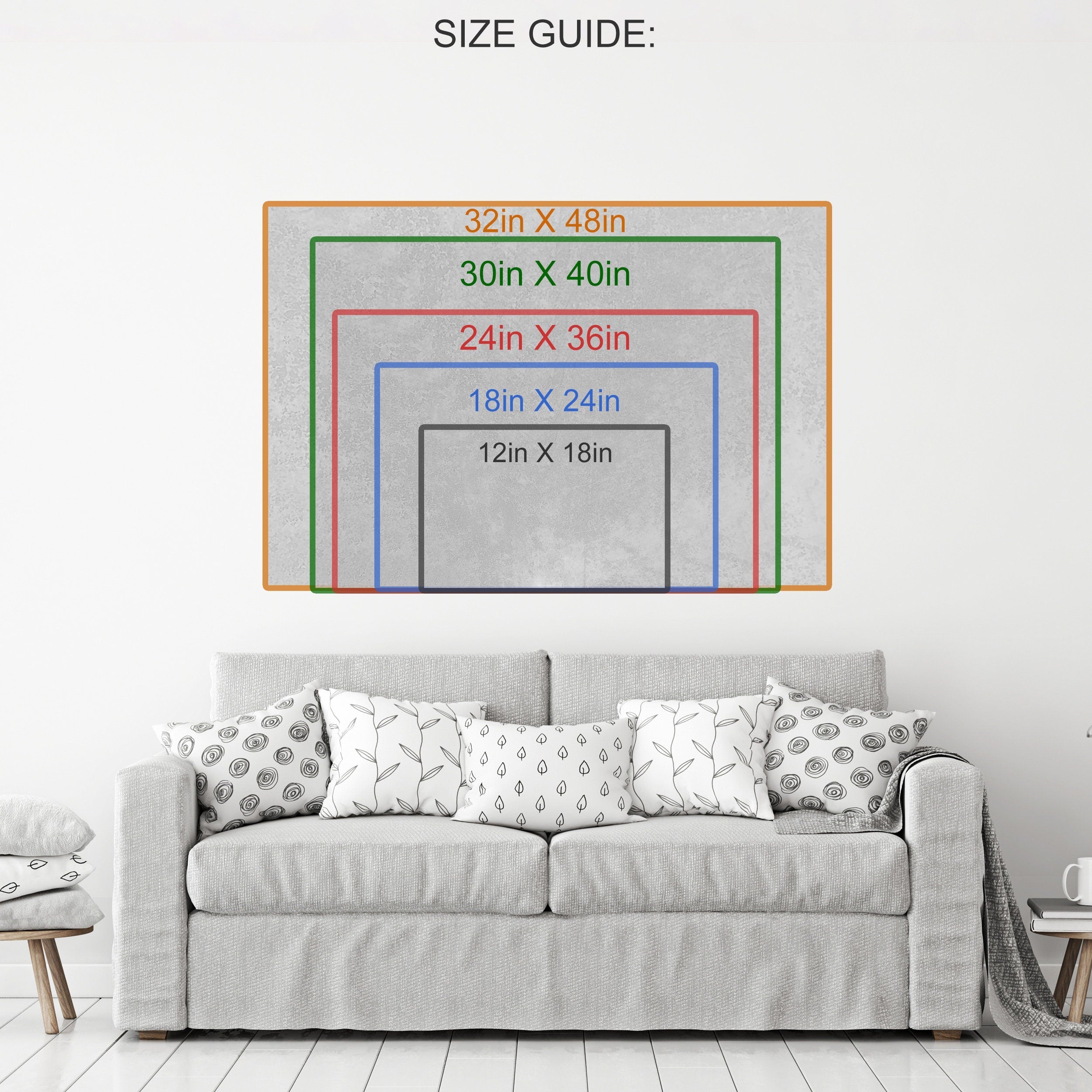 Family Name & Initial Canvas Wall Art, Anniversary Gift, Family Name Custom Decor