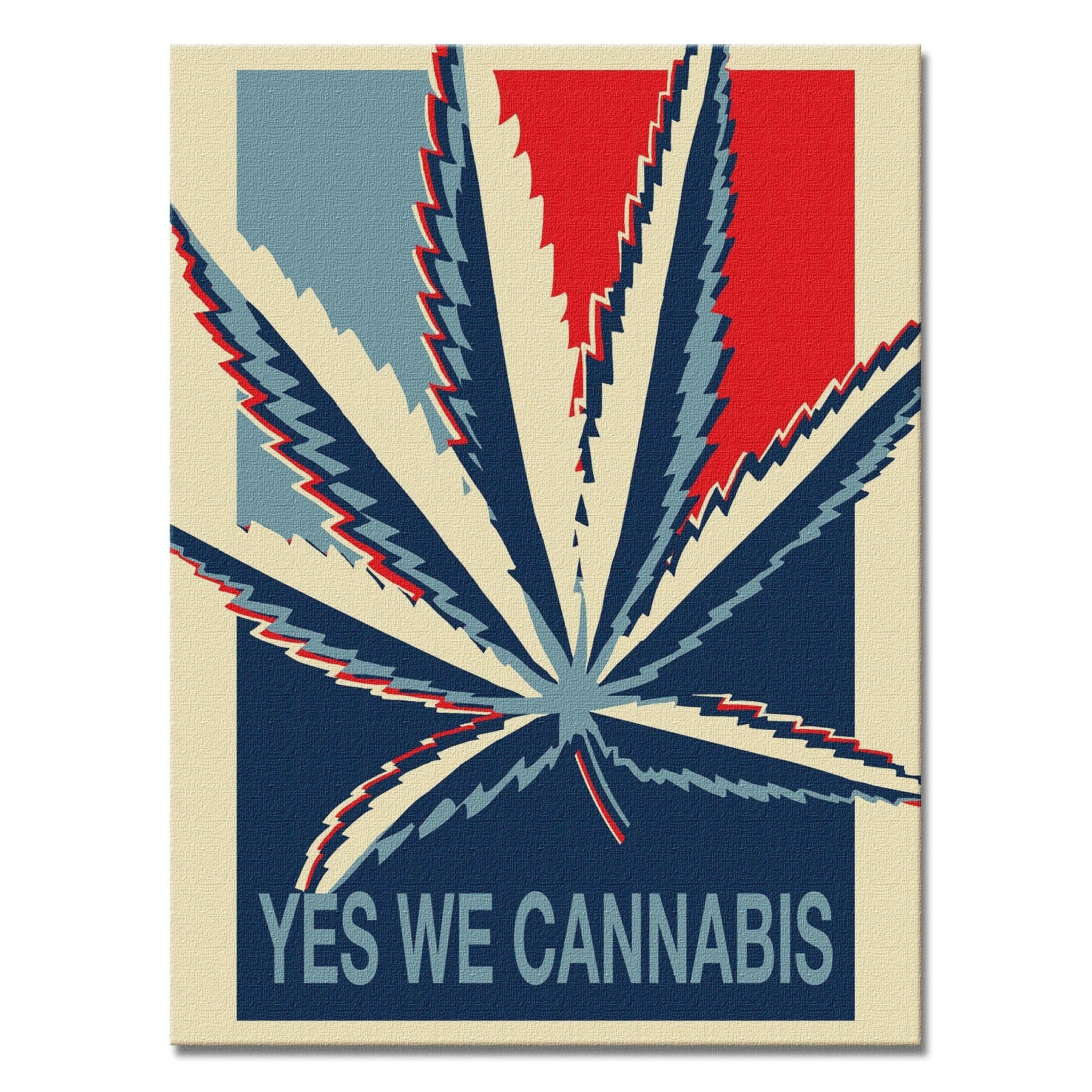 Yes We Cannabis Canvas Wall Art