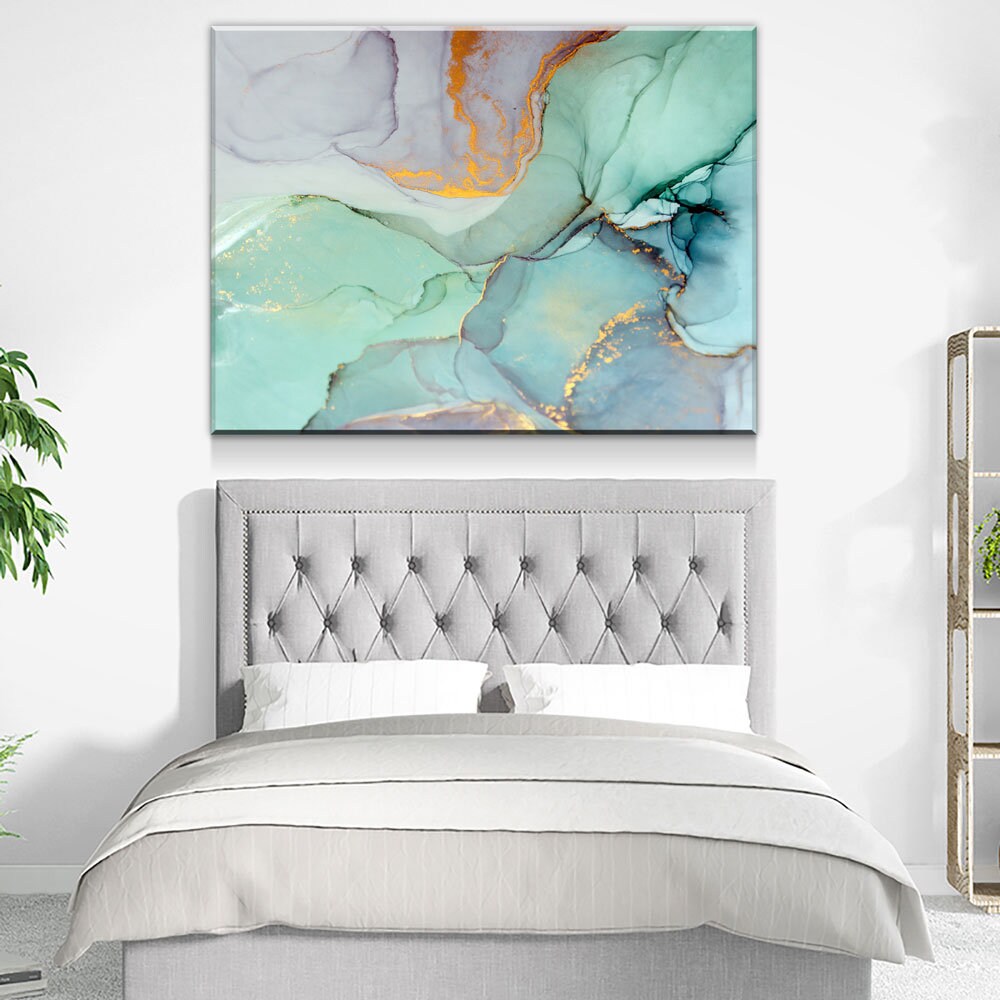 Modern Wall Art, Extra Large Wall Art,  Large Abstract Canvas | Home Decor Print | Geometric Abstraction | Agate