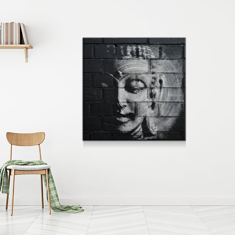 Buddha Wall Art, Buddha, Street Art, Canvas Wall Art, Home Decor, Buddha Head, Graffiti Art, Bristol, UK Art, Buddha Gift, Buddha Decor