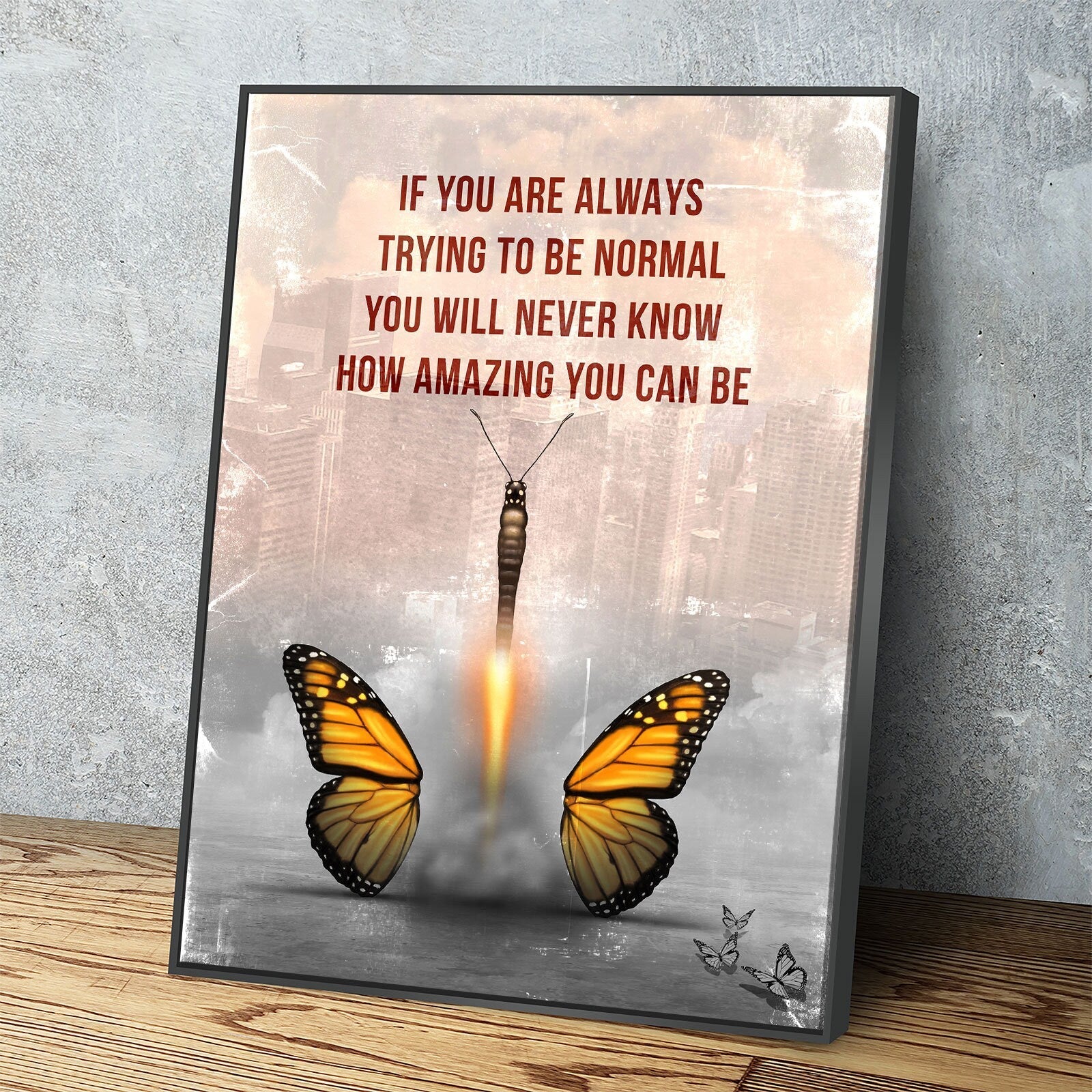 How Amazing You Can Be Canvas Wall Art, Butterfly Wall Art, Office Decor, Hustle, Inspiration, Motivational Quotes, Home Office