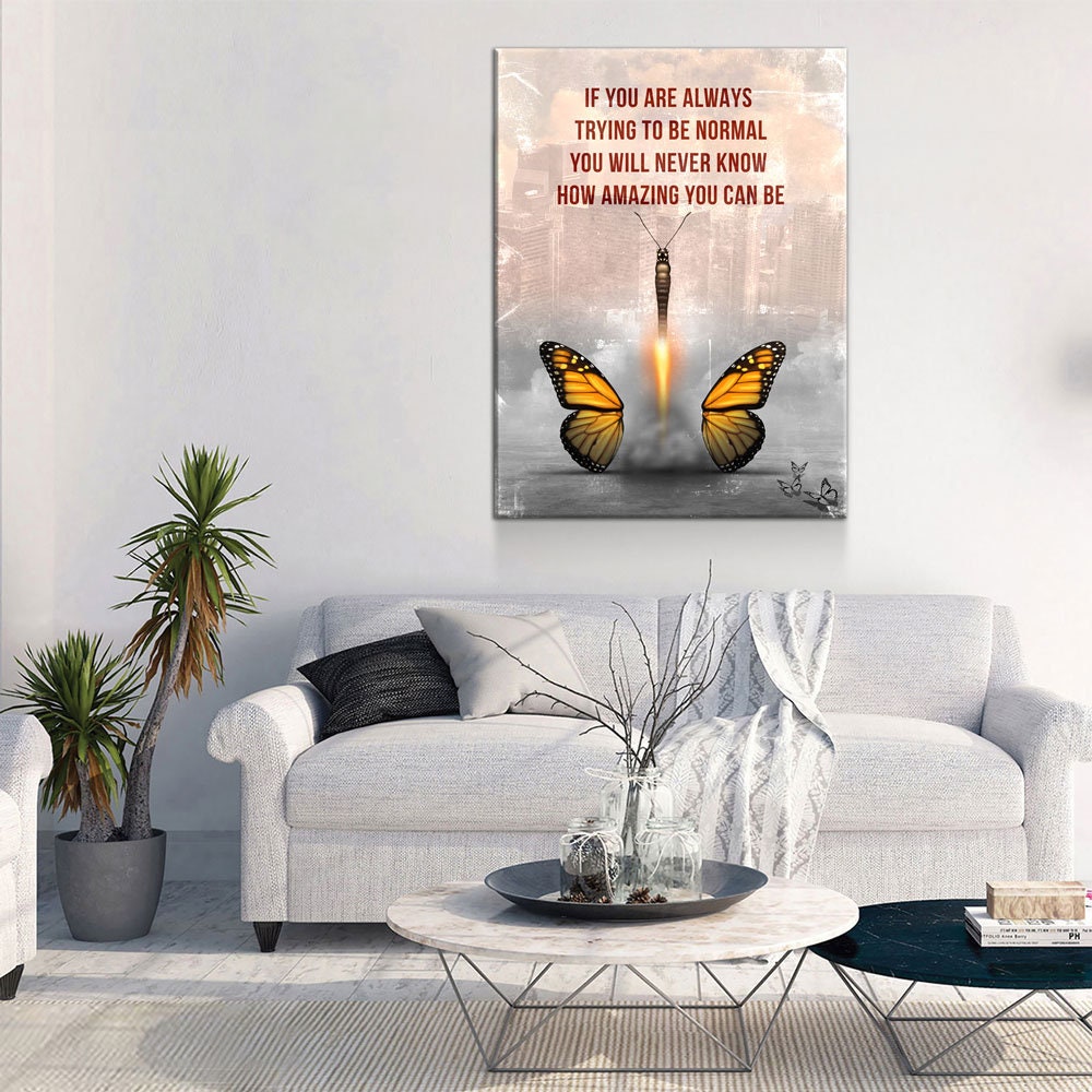 How Amazing You Can Be Canvas Wall Art, Butterfly Wall Art, Office Decor, Hustle, Inspiration, Motivational Quotes, Home Office