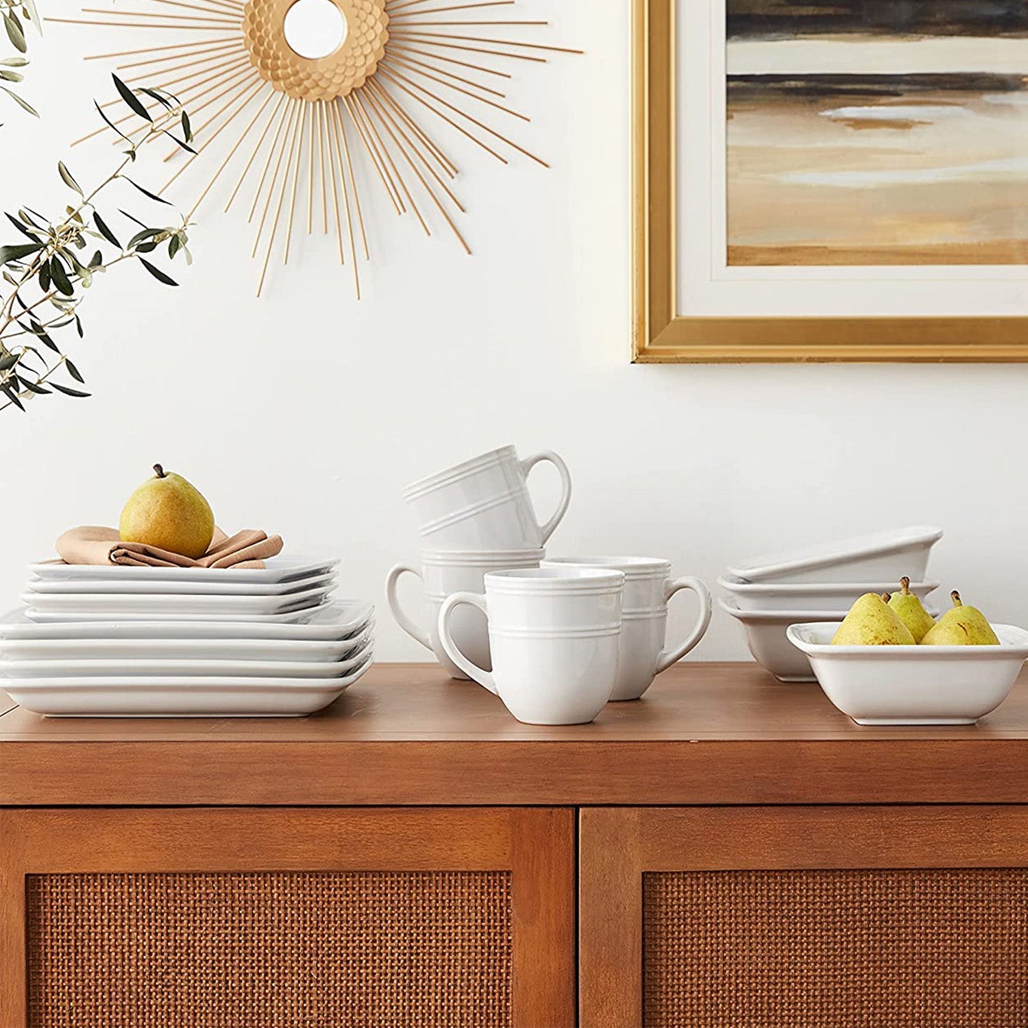 Madelyn Square 16-Piece Dinner Set