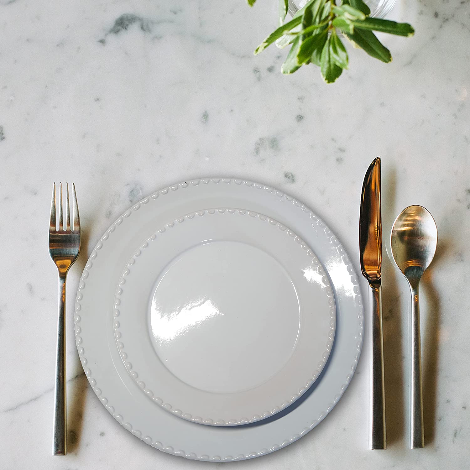 HAMILTON BEADED WHITE 12 PC DINNER