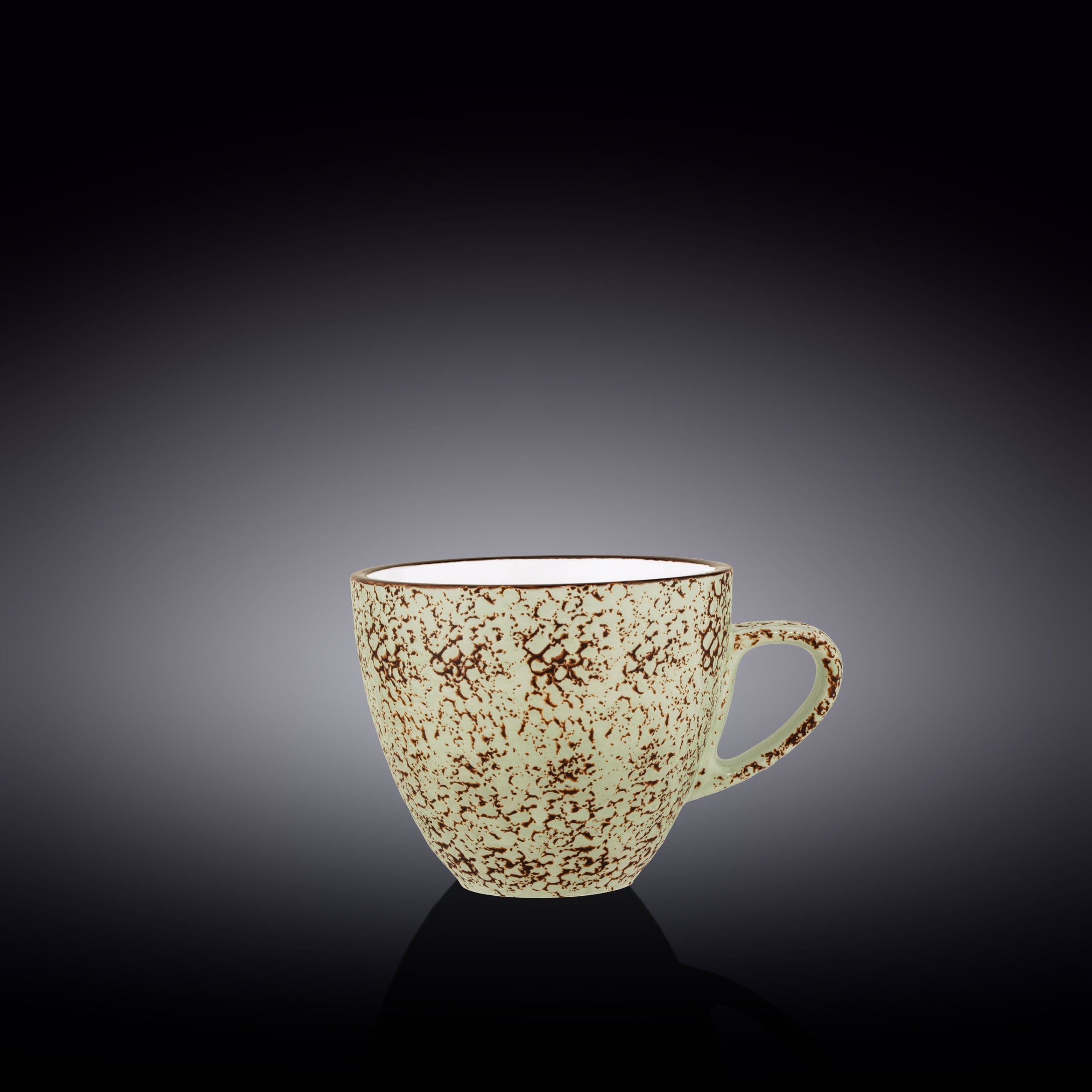 Set Of 6 Pale Green / PistachioPorcelain Tea Cup 10 FL OZ | 300 ML