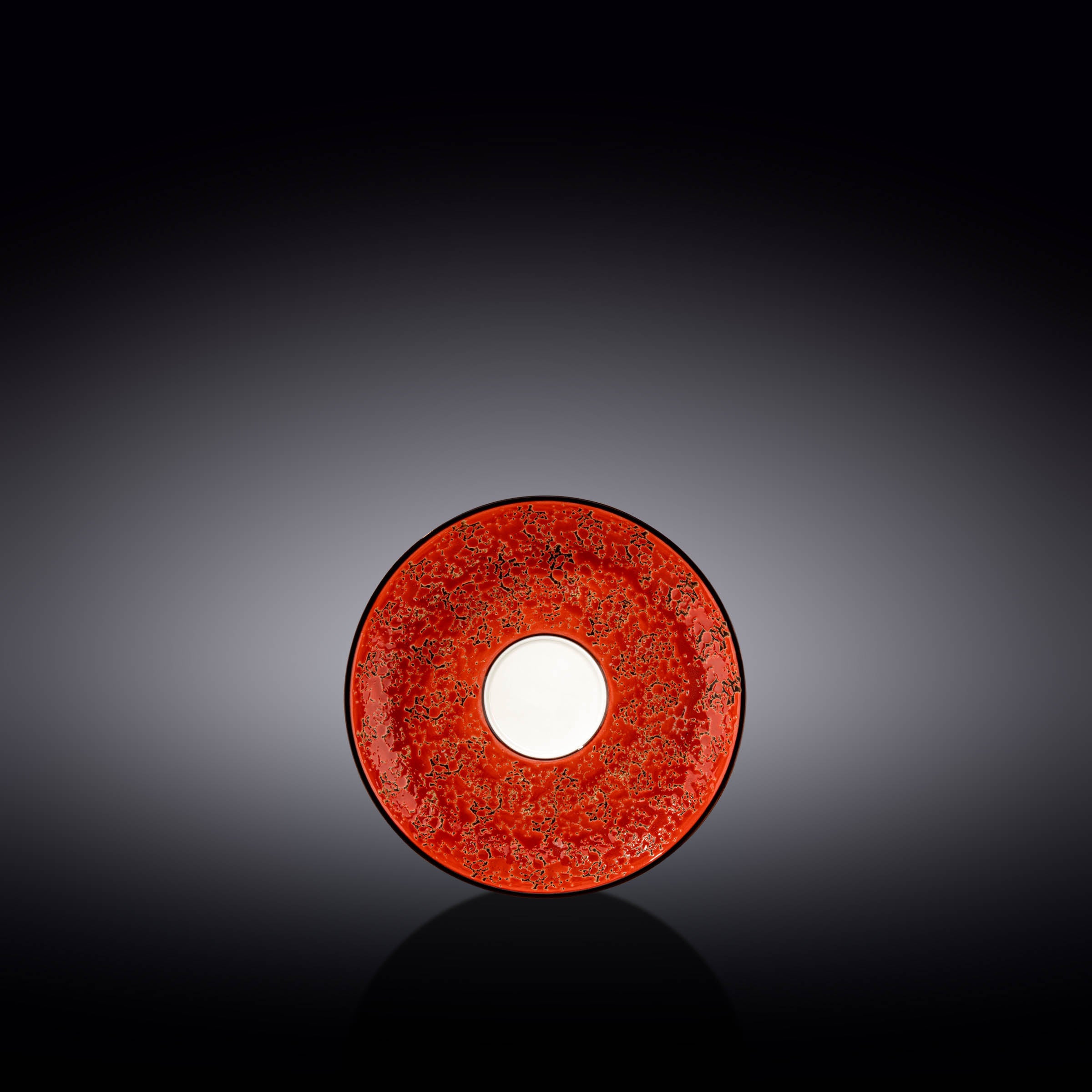 Red Porcelain Saucer 4.5" inch | 11 CM