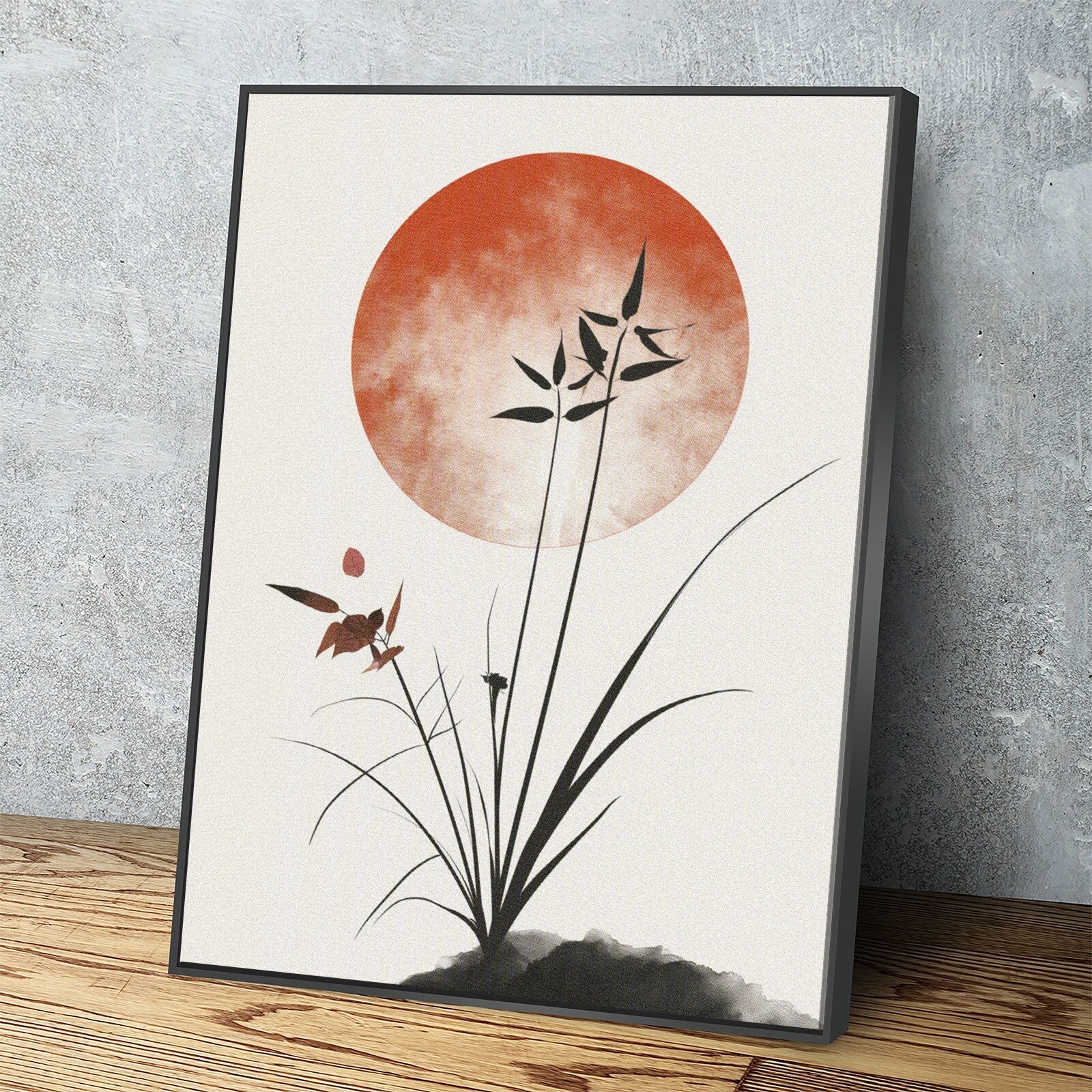 Japandi Minimalist Style Canvas Wall Art, Japandi Art, Japanese Wall Art, Japandi Decor, Japandi Zen Wall Art, Minimalist Art, Earthy Art
