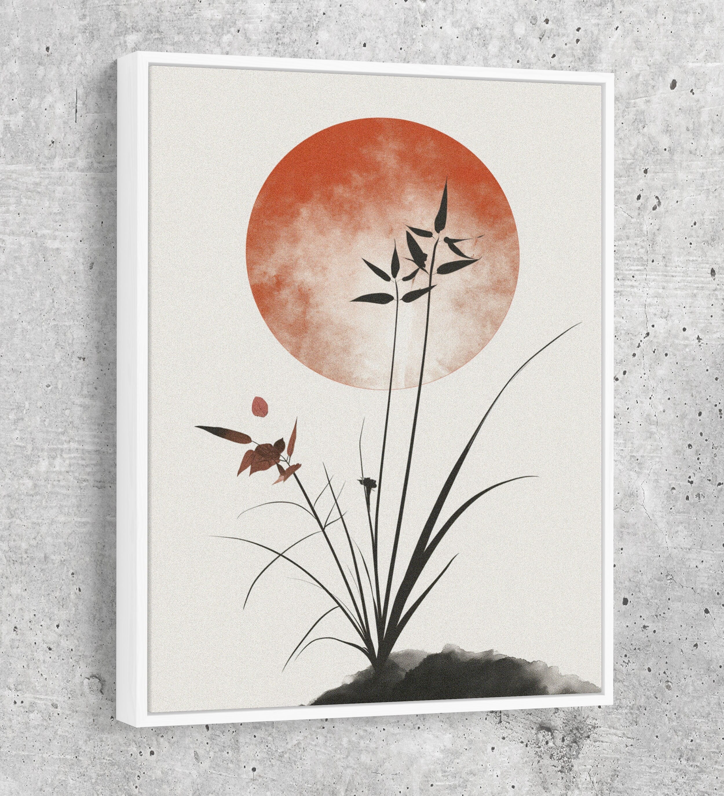 Japandi Minimalist Style Canvas Wall Art, Japandi Art, Japanese Wall Art, Japandi Decor, Japandi Zen Wall Art, Minimalist Art, Earthy Art