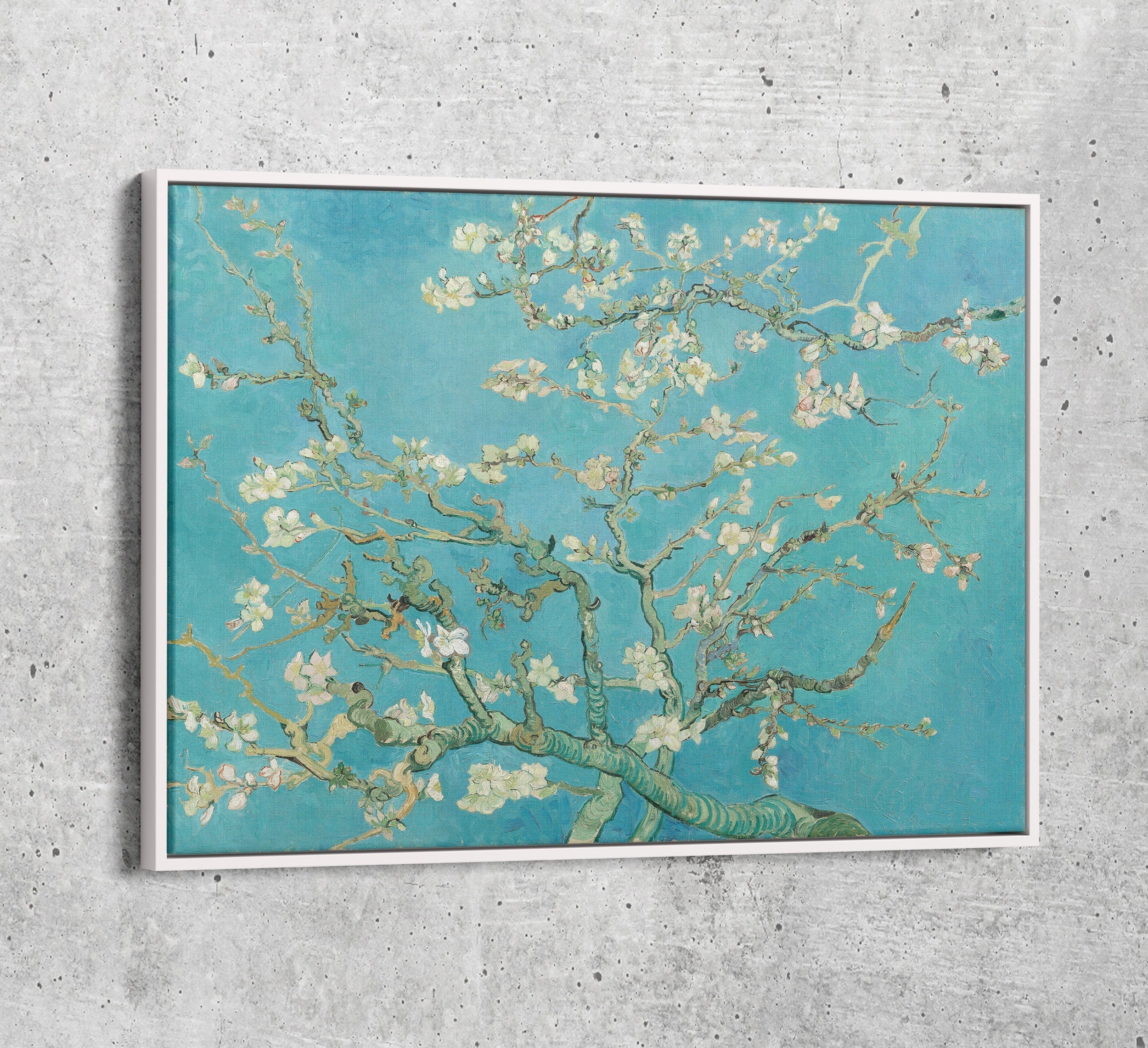 Vincent Van Gogh Almond Blossom Canvas Wall Art, Vincent Van Gogh Art Print, Almond Blossom Print, 1890 Vintage Art Print, Japanese Ukiyo-e