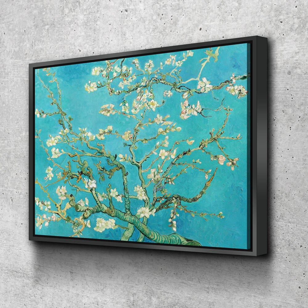 Vincent Van Gogh Almond Blossom Canvas Wall Art, Vincent Van Gogh Art Print, Almond Blossom Print, 1890 Vintage Art Print, Japanese Ukiyo-e