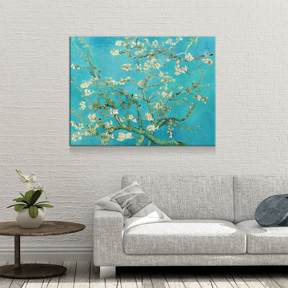 Vincent Van Gogh Almond Blossom Canvas Wall Art, Vincent Van Gogh Art Print, Almond Blossom Print, 1890 Vintage Art Print, Japanese Ukiyo-e