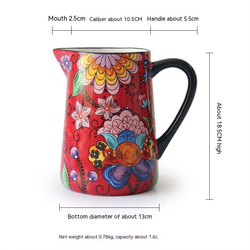 European-style Ceramic Household Large Capacity Kettle