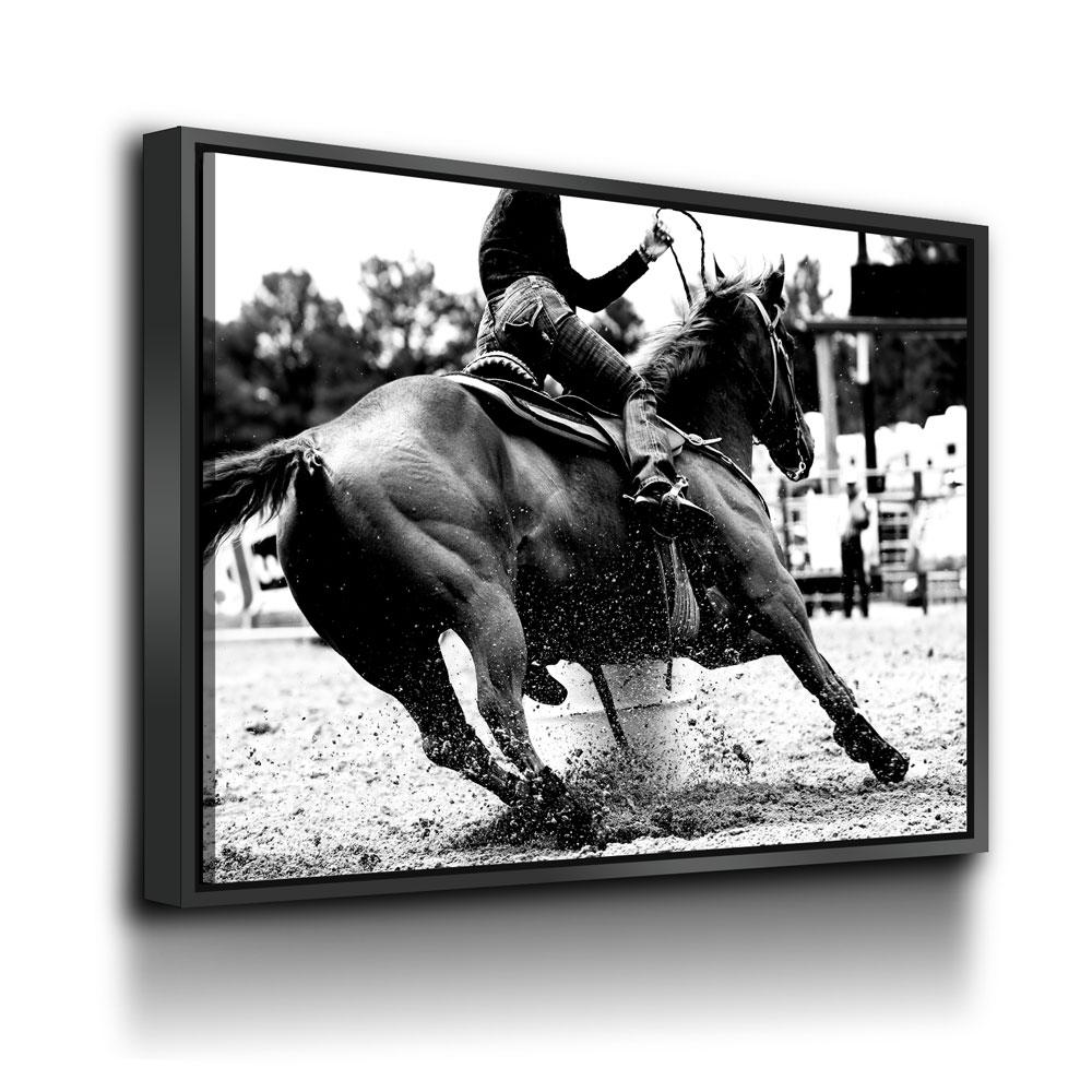 Barrel Racing Girl Canvas Wall Art, Barrel Racer, Cowgirl Decor, Cowgirl Barrel Racing, Western Decor, Barrel Racer Rodeo Art, Horse Riding
