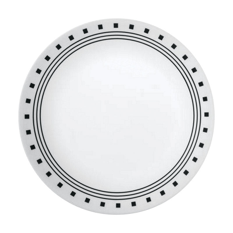 Plate Blk/Wht 8.5'' (Pack Of 1)