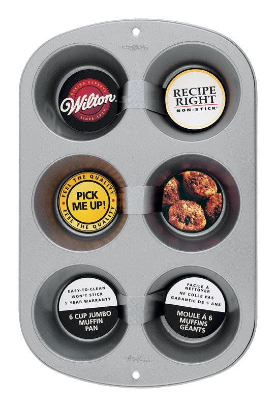 MUFFIN PAN JUMBO 6CP (Pack of 1)