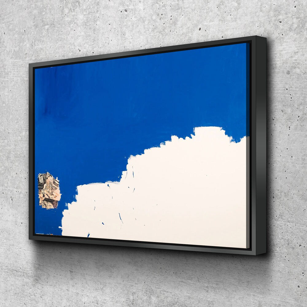 Untitled Blue, Abstract Art, Modern Wall Art, Neo Expressionism