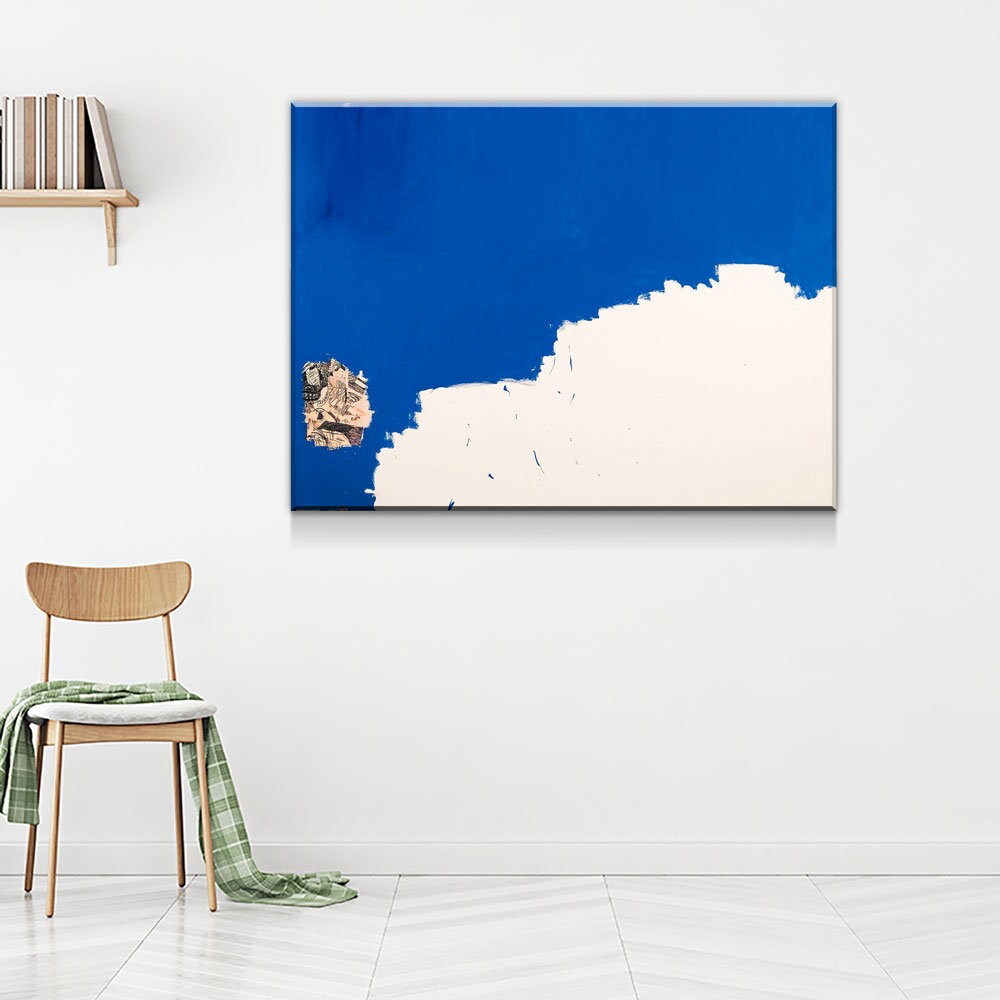 Untitled Blue, Abstract Art, Modern Wall Art, Neo Expressionism