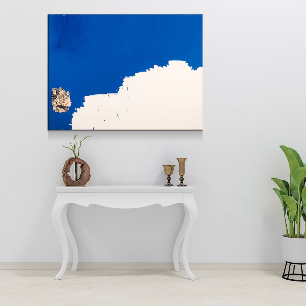 Untitled Blue, Abstract Art, Modern Wall Art, Neo Expressionism
